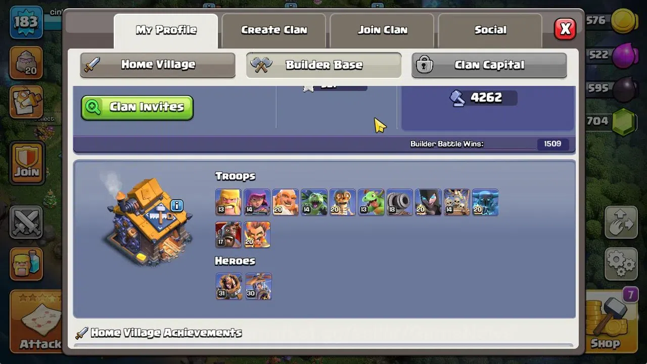 Clash of Clans Accounts TH 16-BH 10|LV 183|HH 9|BK 60,AQ 81,GW 51,MP 47,RC image 6