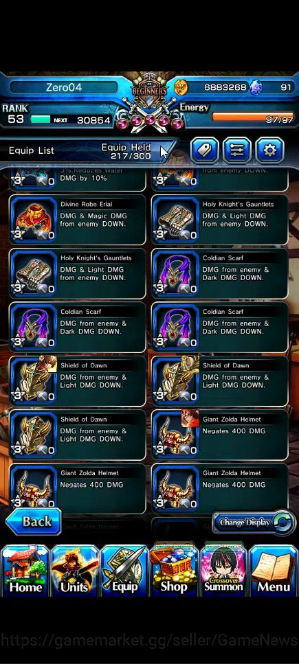 Grand Summoners Accounts Global|Rank 53|12 Ascend+9 TW|(Sayaka,Touma,S Chlo image 16