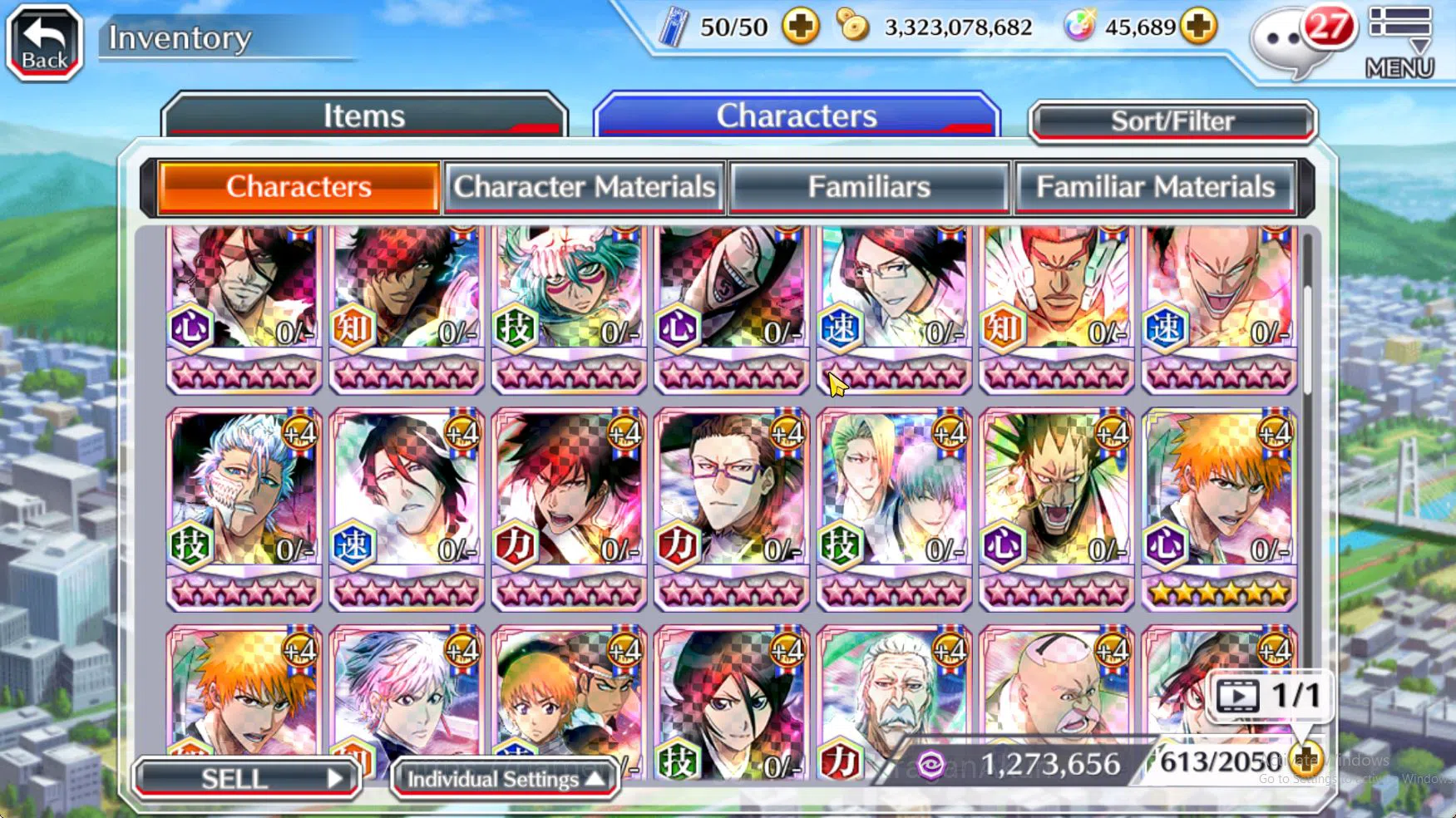 Bleach: Brave Souls Accounts Mid-Tier [GLOBAL]45K Orbs|Rukia 10th Anniv,Halibel Cacao,Nelliel Orient,Kon 10