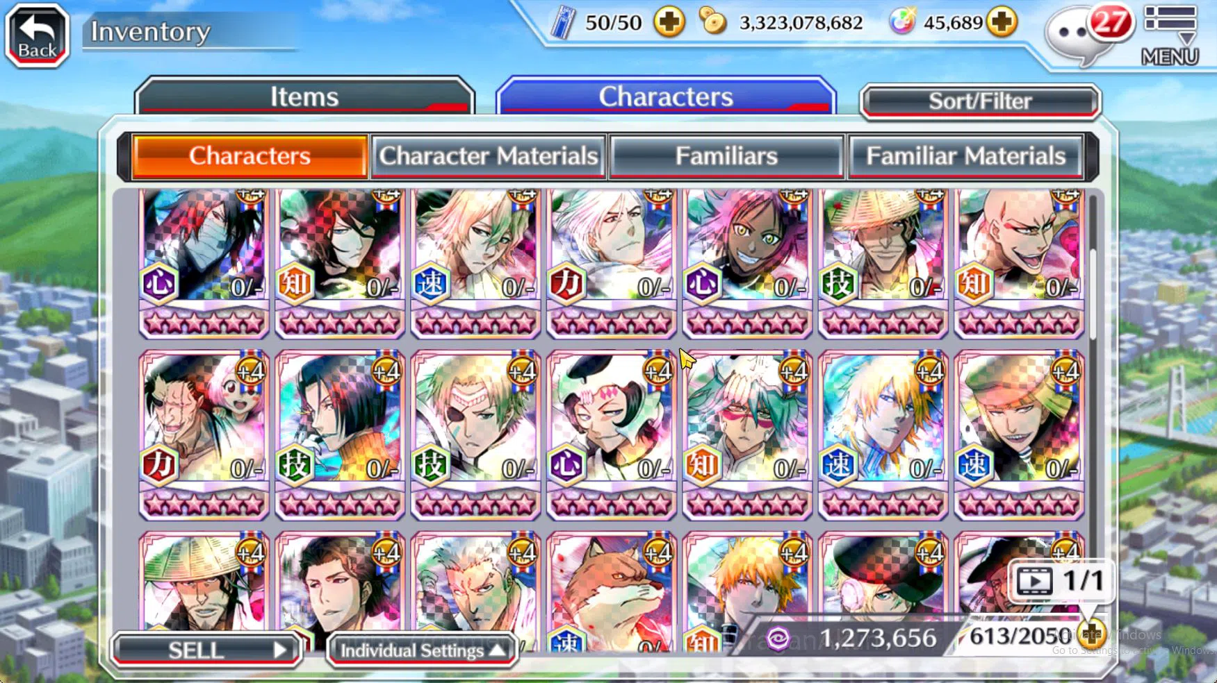 Bleach: Brave Souls Accounts Mid-Tier [GLOBAL]45K Orbs|Rukia 10th Anniv,Halibel Cacao,Nelliel Orient,Kon 11