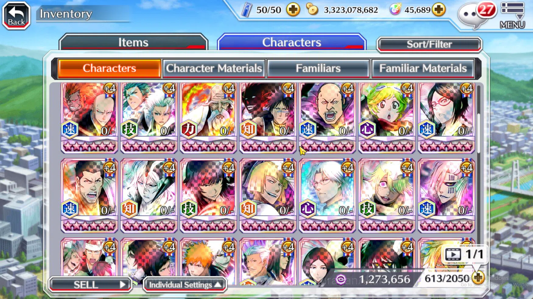 Bleach: Brave Souls Accounts Mid-Tier [GLOBAL]45K Orbs|Rukia 10th Anniv,Halibel Cacao,Nelliel Orient,Kon 12