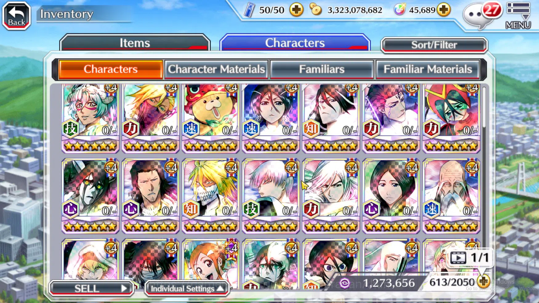 Bleach: Brave Souls Accounts Mid-Tier [GLOBAL]45K Orbs|Rukia 10th Anniv,Halibel Cacao,Nelliel Orient,Kon 6