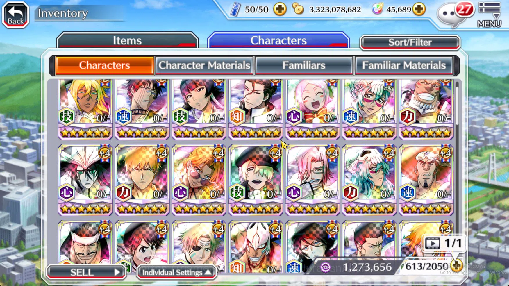 Bleach: Brave Souls Accounts Mid-Tier [GLOBAL]45K Orbs|Rukia 10th Anniv,Halibel Cacao,Nelliel Orient,Kon 7