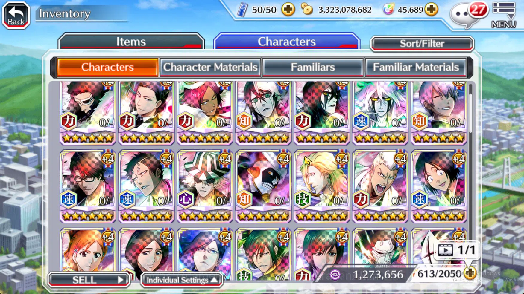 Bleach: Brave Souls Accounts Mid-Tier [GLOBAL]45K Orbs|Rukia 10th Anniv,Halibel Cacao,Nelliel Orient,Kon 8