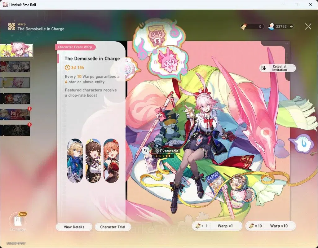 Honkai Star Rail Accounts Asia | TL 30 | 3 Lim 5* Char+Sign | Silver Wolf+Si image 6