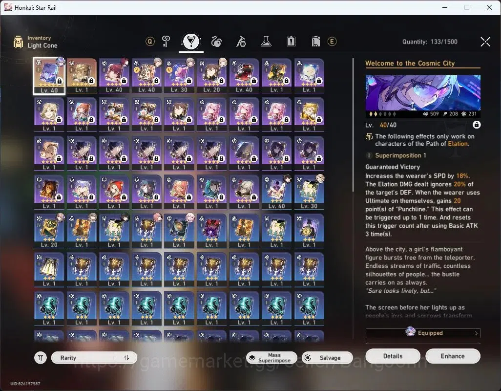 Honkai Star Rail Accounts Asia | TL 30 | 3 Lim 5* Char+Sign | Silver Wolf+Si image 9