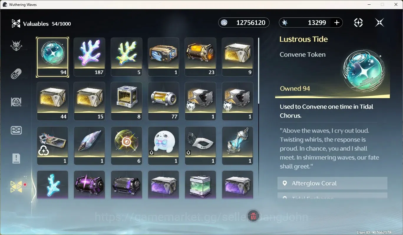 Wuthering Waves Accounts Others SEA|UL 52|Rank 6|3 Char Limited [CartethyiaRc3,Lucy Rc3]+Sign,Rebecca|13,299 Astrite| Mc 12