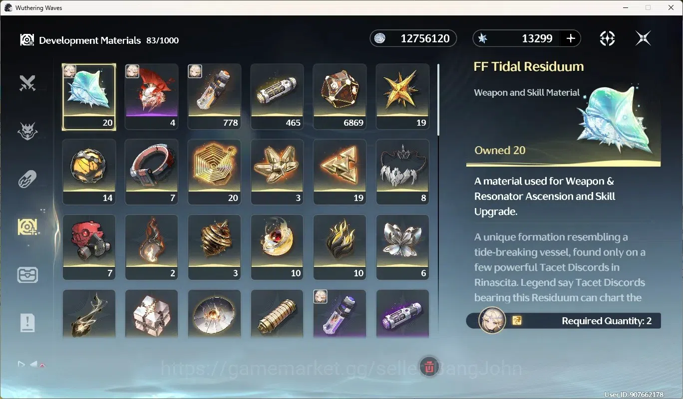 Wuthering Waves Accounts Others SEA|UL 52|Rank 6|3 Char Limited [CartethyiaRc3,Lucy Rc3]+Sign,Rebecca|13,299 Astrite| Mc 9