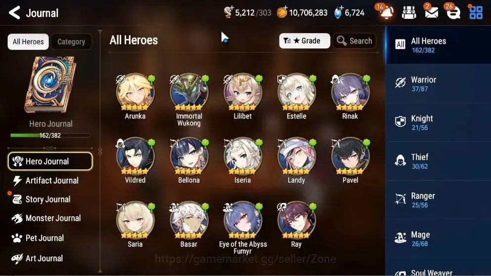 Epic Seven Accounts GLOBAL|9ML (S Teyou, C Pavel, A Laika, D Lilibet, image 2