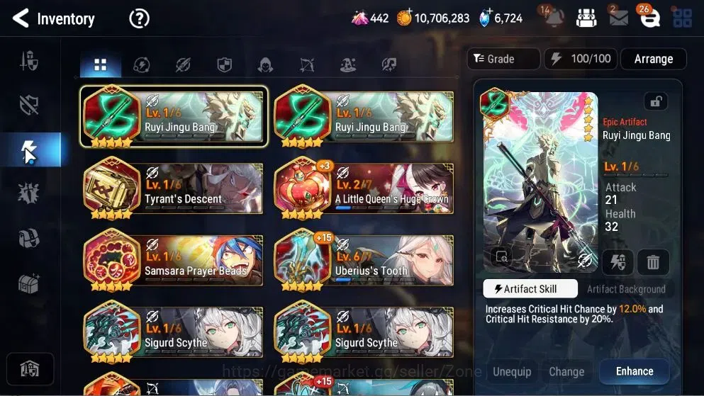 Epic Seven Accounts GLOBAL|9ML (S Teyou, C Pavel, A Laika, D Lilibet, image 8