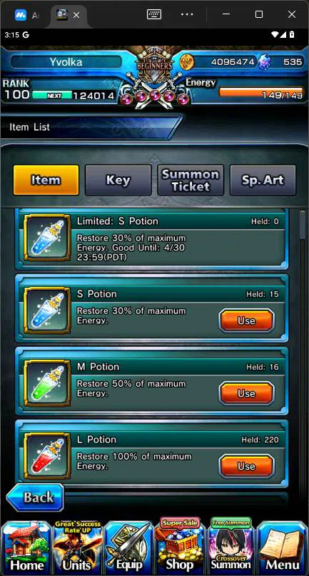 Grand Summoners Accounts GLOBAL|15 Ascend|Okarun TW,SummerMIyu,Aira,WH Fen, image 3