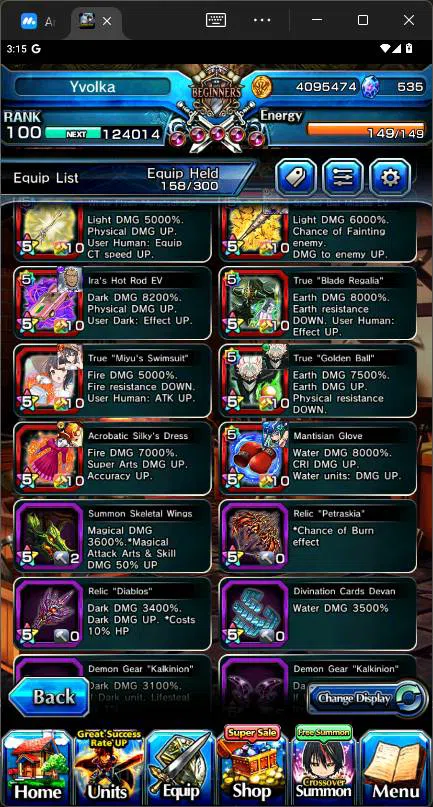 Grand Summoners Accounts GLOBAL|15 Ascend|Okarun TW,SummerMIyu,Aira,WH Fen, image 5