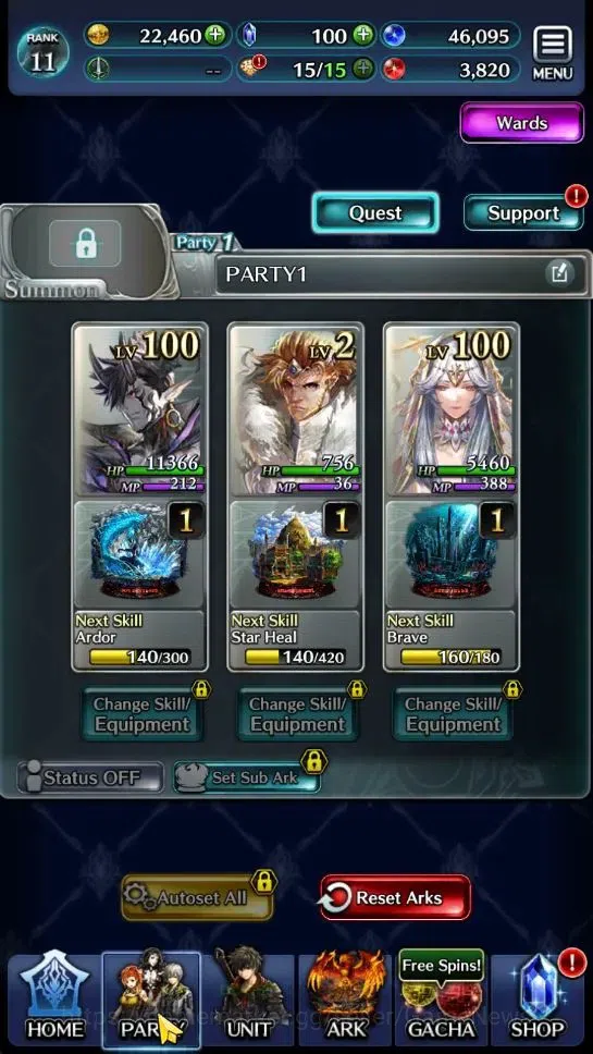 Last Cloudia Accounts GLOBAL|Rank 11|Top Tier Unit [Demon Lord Judecca-S image 6