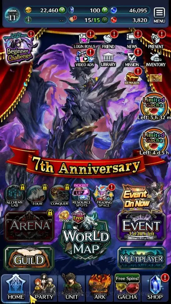 Last Cloudia Accounts GLOBAL|Rank 11|Top Tier Unit [Demon Lord Judecca-S image 7