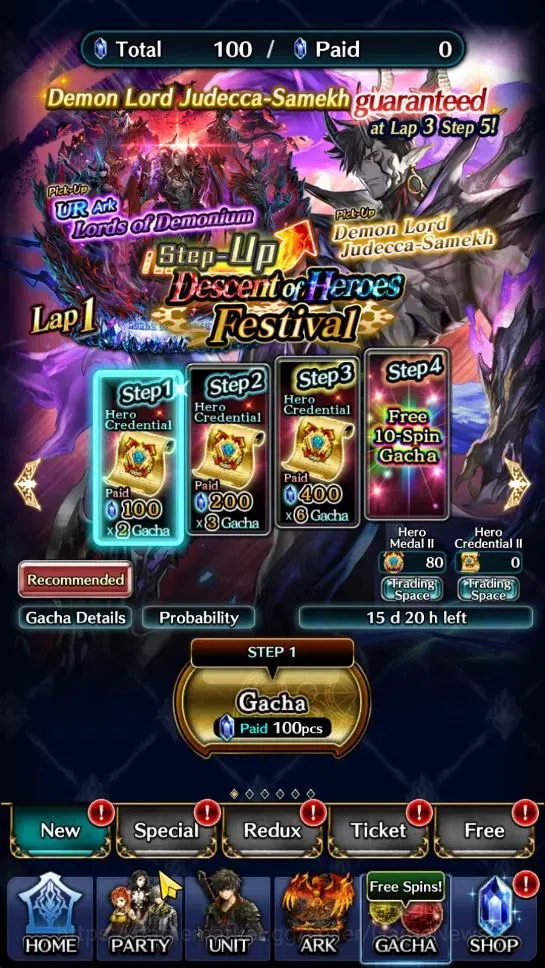 Last Cloudia Accounts GLOBAL|Rank 11|Top Tier Unit [Demon Lord Judecca-S image 8