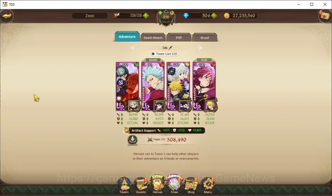 The Seven Deadly Sins: Grand Cross Accounts Asia|8,1M CC|8 LR+10 UR+Many Collab|Cusack2/6,Ludo image 12