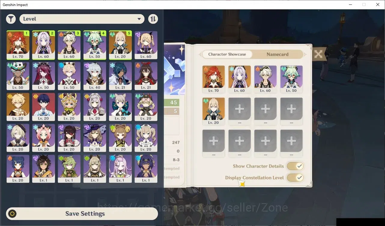 Genshin Impact Accounts Starter ASIA|AR 45|Starter 2 Limited CHAR+ 1 STD Weapon|Mavuika, Citlali, and etc|Low Explore|Check 2