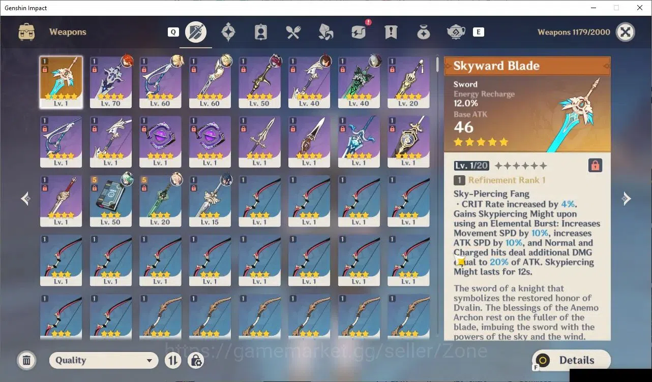 Genshin Impact Accounts Starter ASIA|AR 45|Starter 2 Limited CHAR+ 1 STD Weapon|Mavuika, Citlali, and etc|Low Explore|Check 4