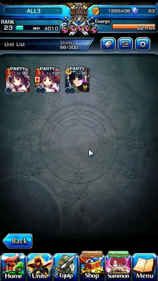 Grand Summoners Accounts End-Game Global|Rank 23|2 Ascend + 1 TW| 2x Reimu Hakurei, Isliid Human Pinnacle |Lpot 45|Check 3