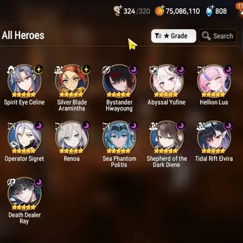 Epic Seven Accounts High-End Global UnVerif|NewEra|11 ML(TR Elvira,Shepherd,Renoa,etc)+HARU+Art,UP Politis,etc|AUTO WB|670K