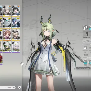 Arknights: Endfield Accounts ASIA|Fresh Starter|Level 2|1 Limited (Si) + 8 (*6 Weapon)|1495 Oroberyl|Log Gryphlink|Male