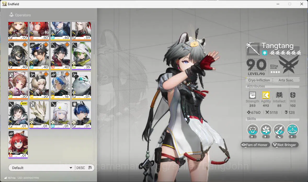 Arknights: Endfield Accounts NA | LVL 50+ | Yvonne sign, Tangtang sign, Rossi s image 18