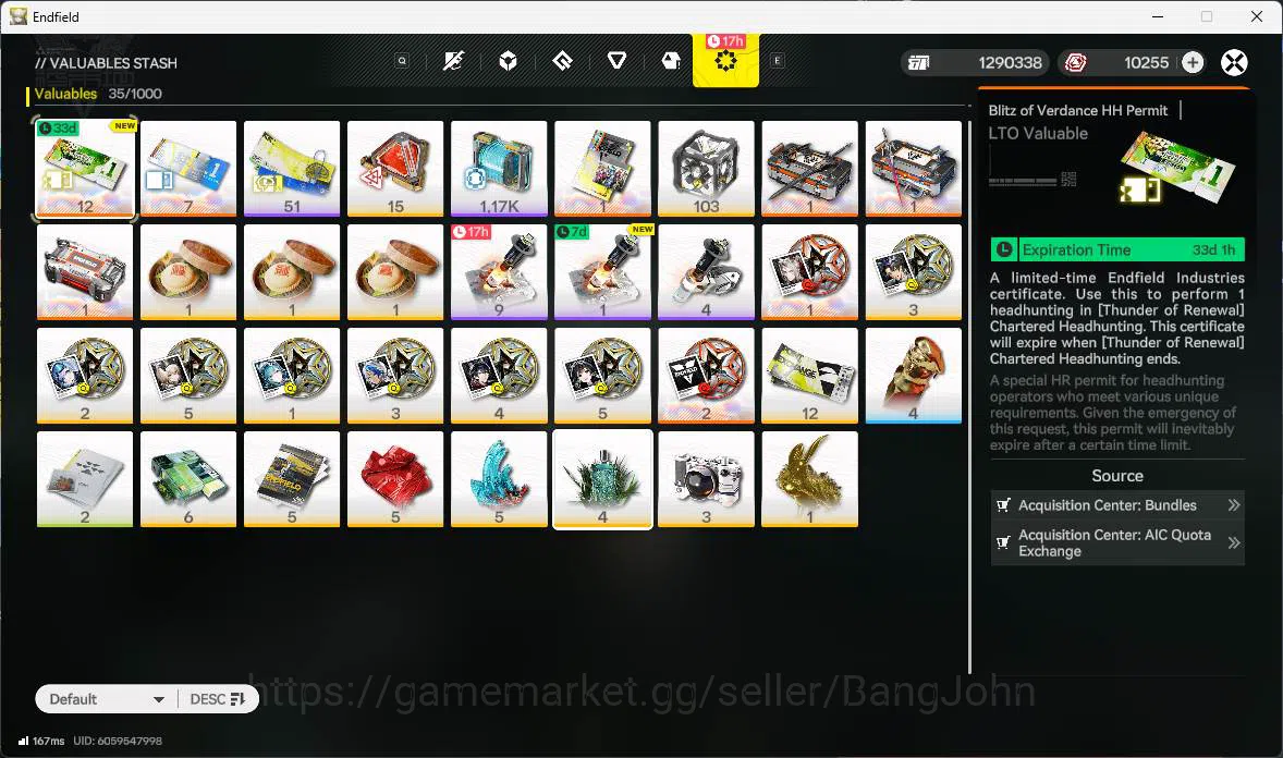 Arknights: Endfield Accounts NA | LVL 50+ | Yvonne sign, Tangtang sign, Rossi s image 2