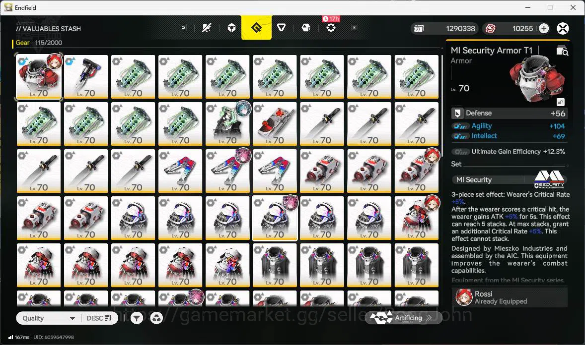 Arknights: Endfield Accounts NA | LVL 50+ | Yvonne sign, Tangtang sign, Rossi s image 5