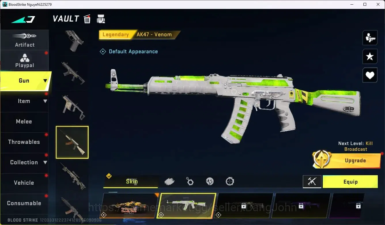 Blood Strike Accounts ASIA|2 Collab [MCX - EVA, AK47 (7DS)]|2 Legendary  image 3
