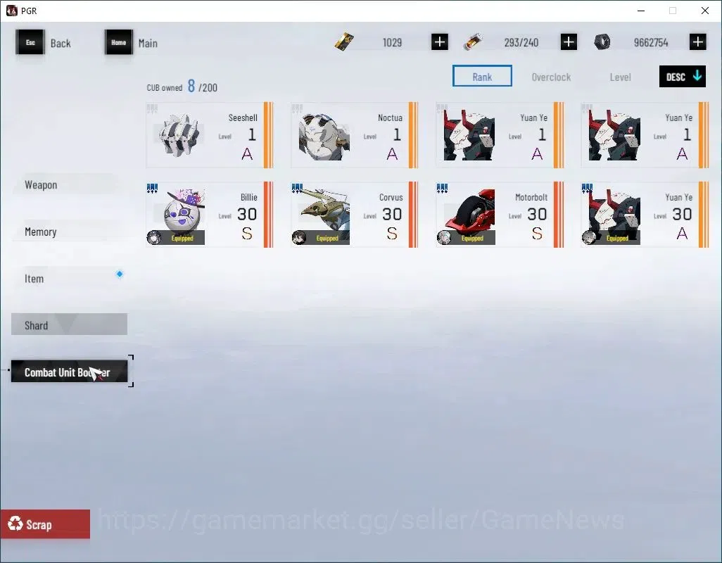 Punishing: Gray Raven Accounts Asia|Lv 89|[SS Pyroath,SS Lucia CW,SS Startrail,S  image 12
