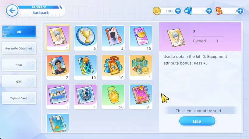 Kuroko's Basketball Street Rivals Accounts SEA SV017|Fresh Starter Lv2|Starter Daiki Aomine + 3 Other Character|Ch1 8