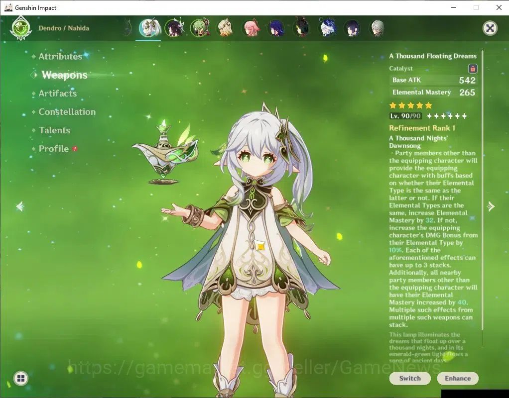 Genshin Impact Accounts Mid Game Asia|AR58|Arlecchino PremTeam|11 Limited+10*5(WEP)|[ArlecchinoC1,Nahida]+Sign,YaeMikoC1,3 6
