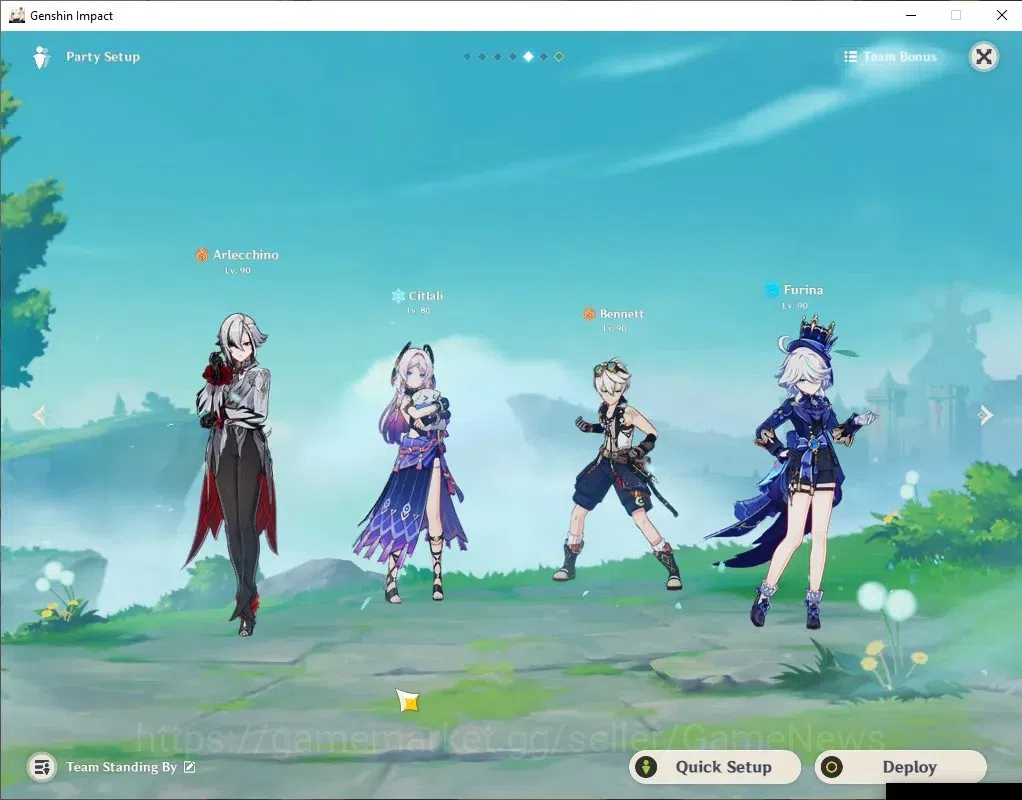 Genshin Impact Accounts Mid Game Asia|AR58|Arlecchino PremTeam|11 Limited+10*5(WEP)|[ArlecchinoC1,Nahida]+Sign,YaeMikoC1,3 7