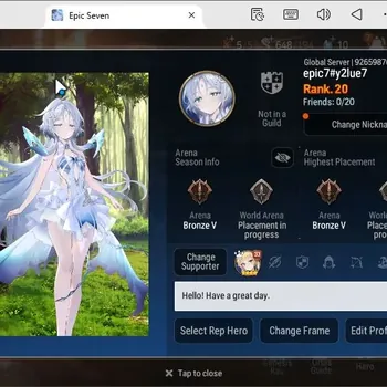Epic Seven Accounts Starter GLOBAL UNVERIF|Starter FRESH|2 ML(Lisette,S.Baal,)|PoH+Bless ON|tHEATER UNTOUCH ||Stove(ES1251Z)