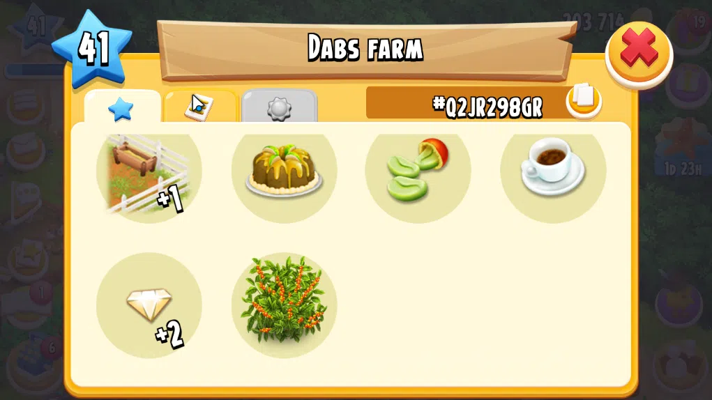 Hay Day Accounts Level 41 | Barn Storage 1100 + Silo Storage 625 | 203k Coins, 26 Diamonds |CN ON|Log Supercell ID|Take 12