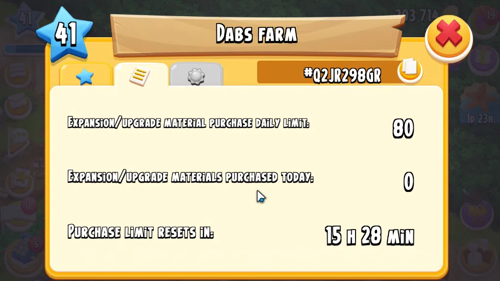Hay Day Accounts Level 41 | Barn Storage 1100 + Silo Storage 625 | 203k Coins, 26 Diamonds |CN ON|Log Supercell ID|Take 14