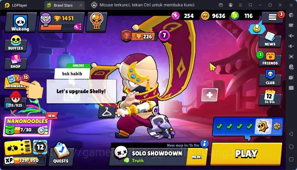 Brawl Stars Accounts Global |Trophy 1451 | Brawler 26, 4 Max | Skins 1Legendary 2 Mythic,3 Epic|Bling 7856|Protect Off|Check 1