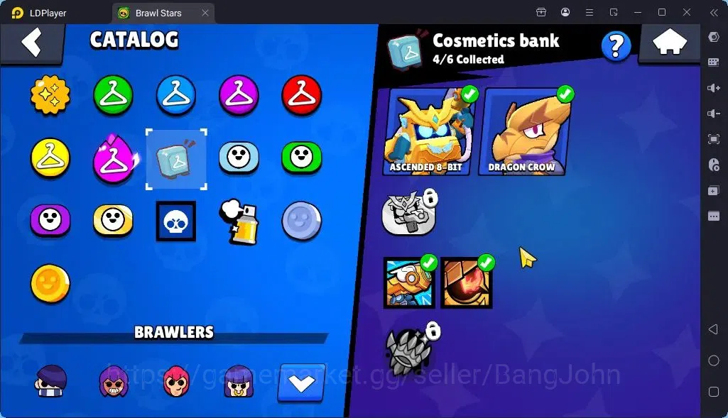 Brawl Stars Accounts Global |Trophy 1451 | Brawler 26, 4 Max | Skins 1Legendary 2 Mythic,3 Epic|Bling 7856|Protect Off|Check 12