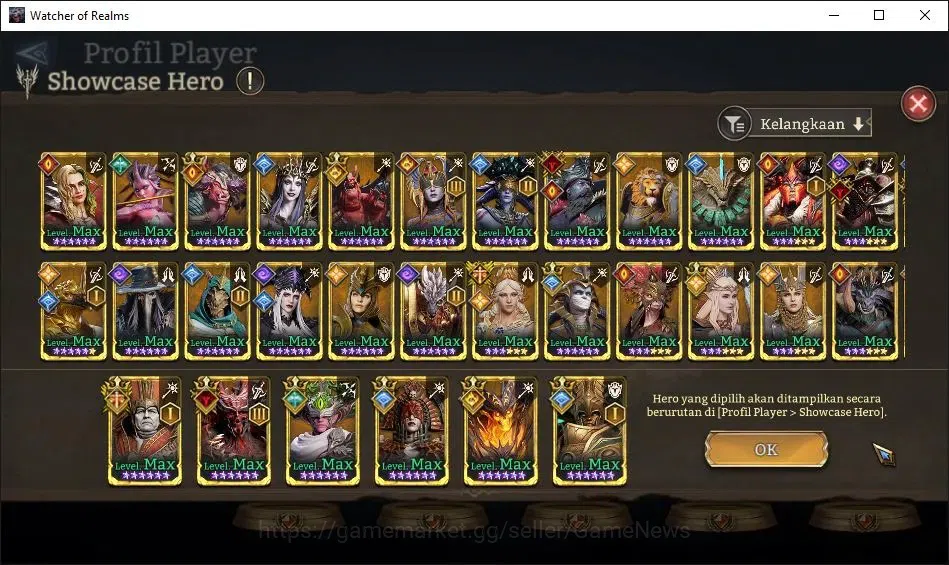 Watcher of Realms Accounts GLOBAL 60x|8,9M Power|12 Lord[ValderonA3,PraetusA1 image 11