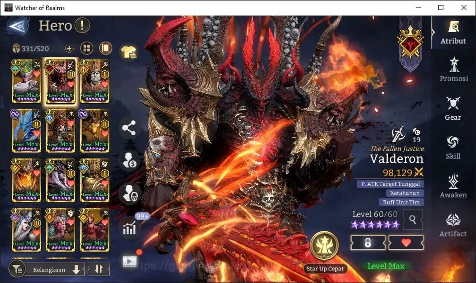Watcher of Realms Accounts GLOBAL 60x|8,9M Power|12 Lord[ValderonA3,PraetusA1 image 13