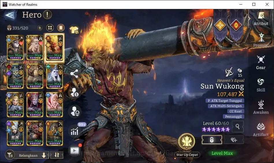Watcher of Realms Accounts GLOBAL 60x|8,9M Power|12 Lord[ValderonA3,PraetusA1 image 14