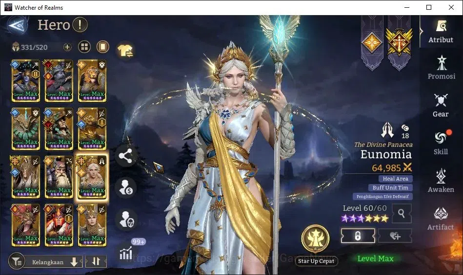 Watcher of Realms Accounts GLOBAL 60x|8,9M Power|12 Lord[ValderonA3,PraetusA1 image 18
