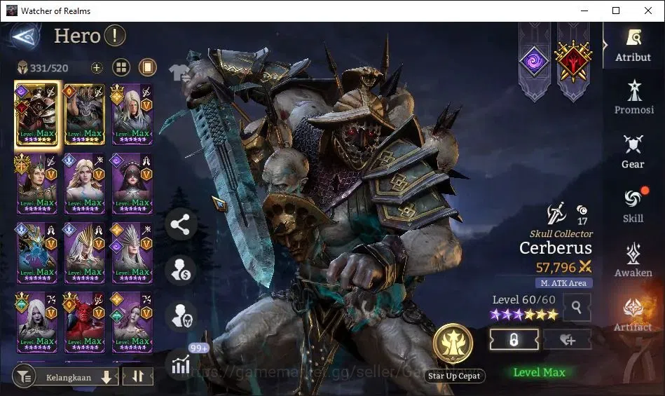 Watcher of Realms Accounts GLOBAL 60x|8,9M Power|12 Lord[ValderonA3,PraetusA1 image 19