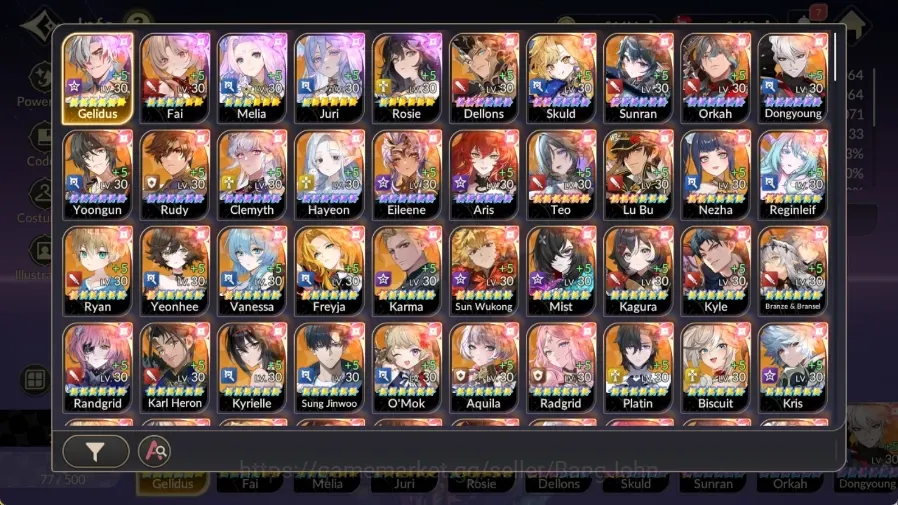 Seven Knights Re:Birth Accounts Global|Full 1