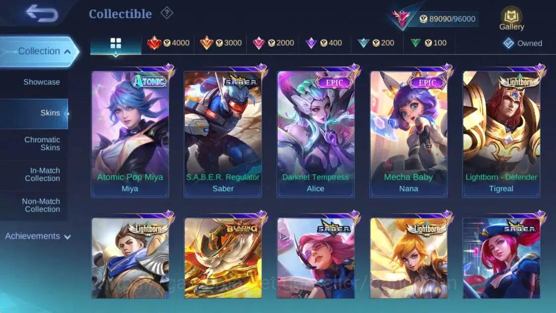 Mobile Legends: Bang Bang Accounts Global|Hero 123 Skin 287|Exalted|Legend Franco|Pri image 14