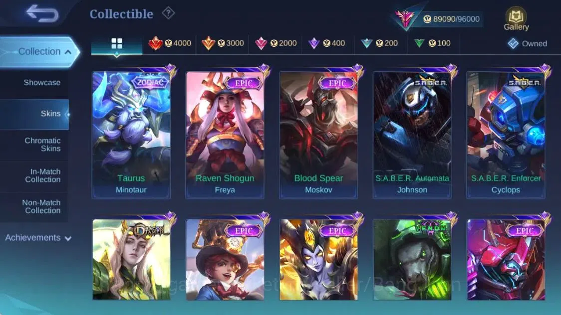 Mobile Legends: Bang Bang Accounts Global|Hero 123 Skin 287|Exalted|Legend Franco|Pri image 15