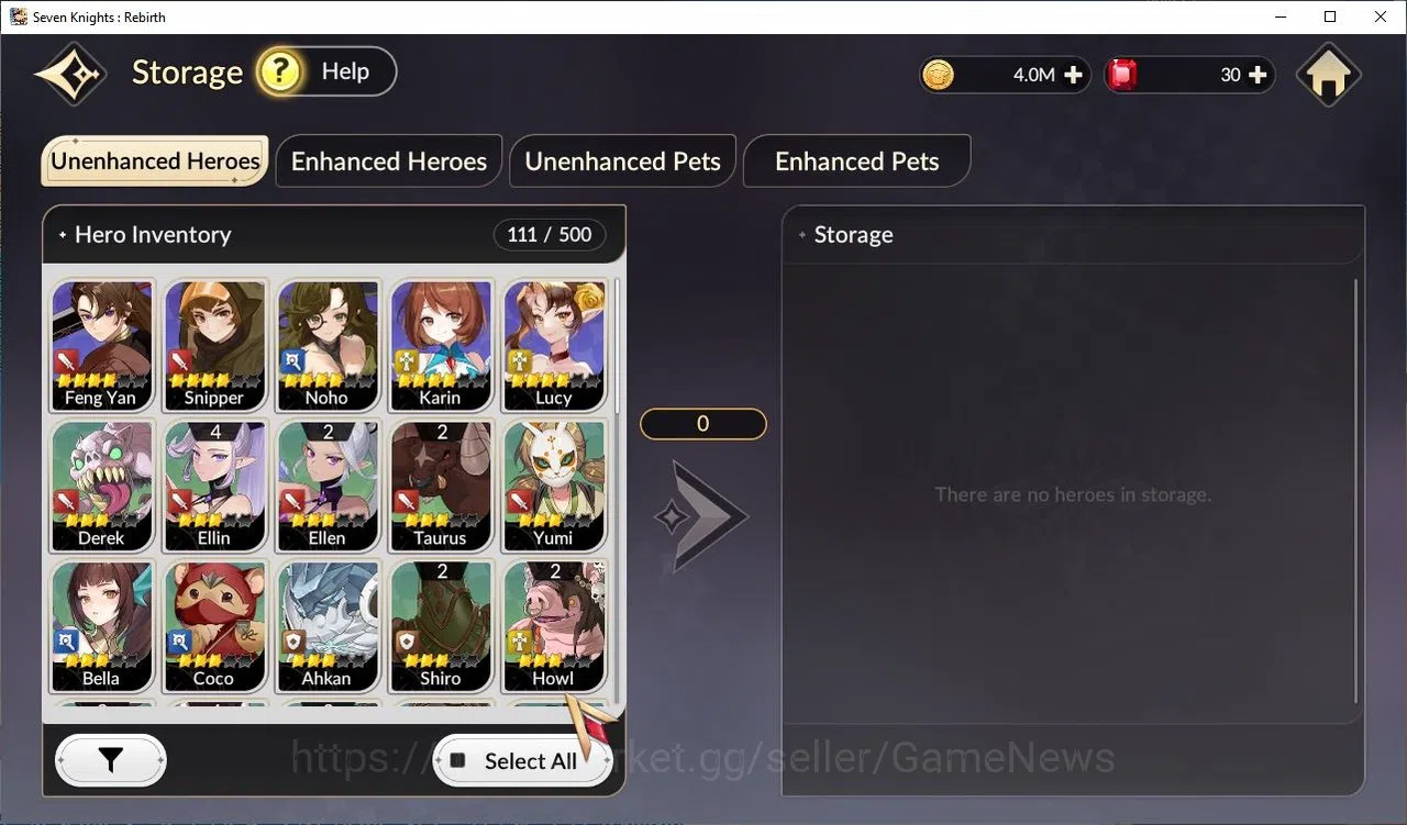 Seven Knights Re:Birth Accounts [Re:BIRTH] Global3000xxx |4 Legendary| (TeoTc1,Ace image 10
