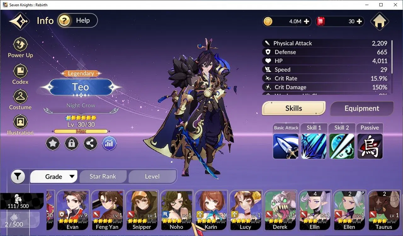 Seven Knights Re:Birth Accounts [Re:BIRTH] Global3000xxx |4 Legendary| (TeoTc1,Ace image 12