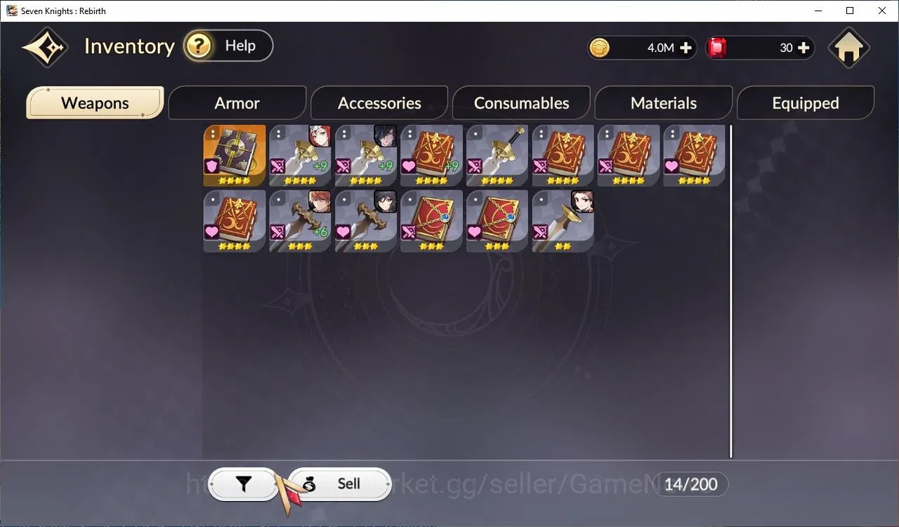 Seven Knights Re:Birth Accounts [Re:BIRTH] Global3000xxx |4 Legendary| (TeoTc1,Ace image 5