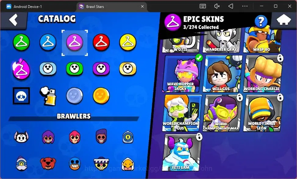 Brawl Stars Accounts Global |1982 Trophy|23 Brawler|3 Lv11 (Edgar,Najia image 10